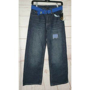 Cavi Product Of Great Taste 28/12 Blue Patched Designer Cotton Jeans
